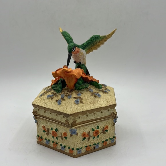 2001 Holsted House Hummingbird Music Box - Picture 3 of 5